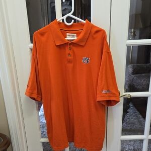 PressBox Auburn Tigers Polo Shirt 3 Embroidered Logos Short Sleeve size XXL EUC